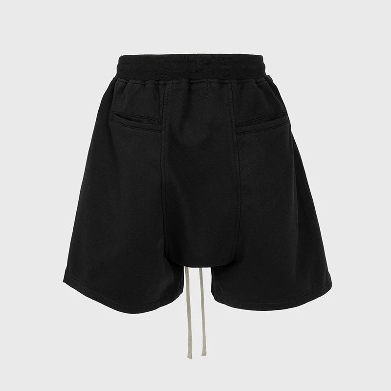 Summer Tide Streetwear Double Zipper Split Shorts