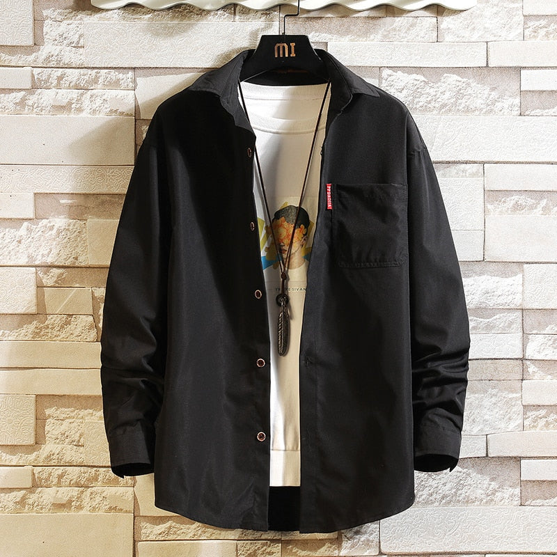 Cardboard Instructions Back Printed Long Sleeve Shirt