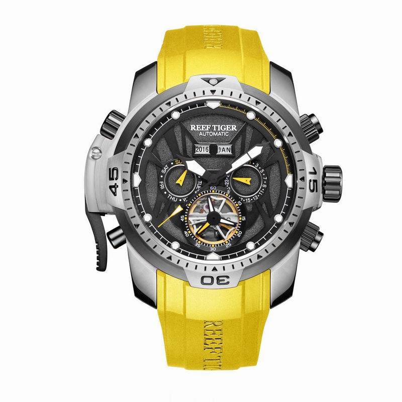 Sport Complex Design Multi Functional Design Men Watch