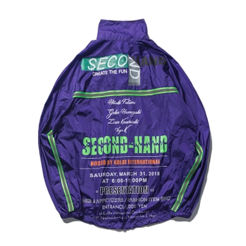 Reflective Harajuku Patchwork Casual Men Jacket