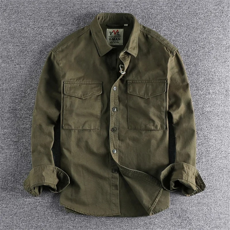 Retro Cargo Pocket Shirt