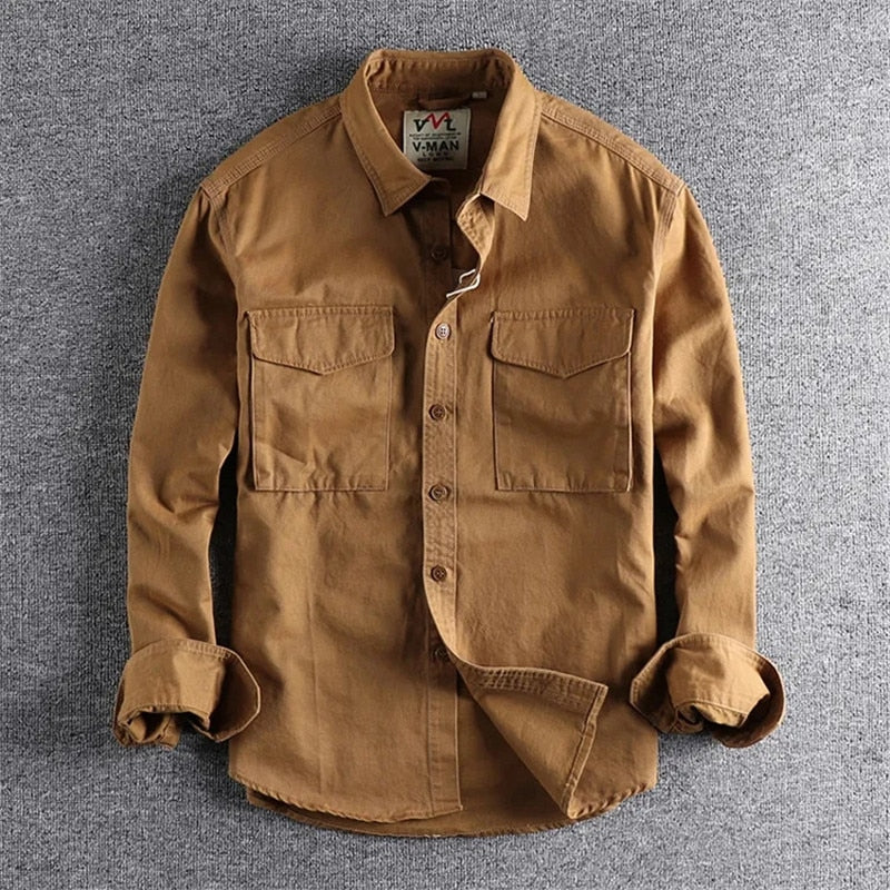 Retro Cargo Pocket Shirt