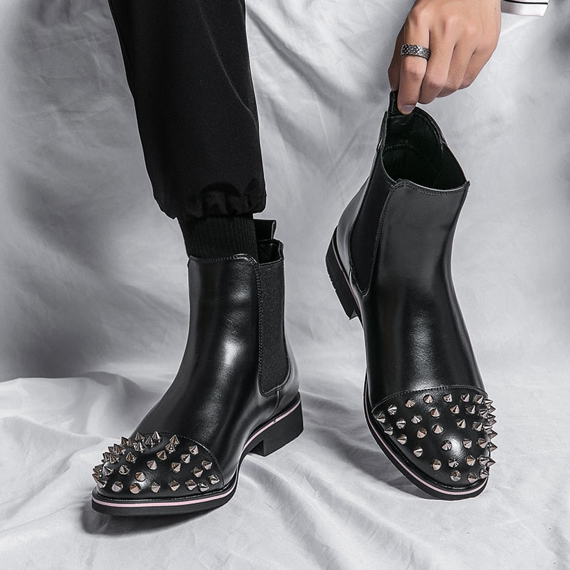 Bottines Chelsea Rivets Point