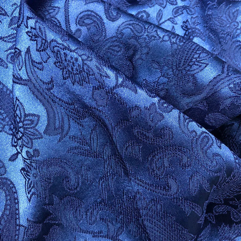 Jacquard Pattern Polyester Trousers