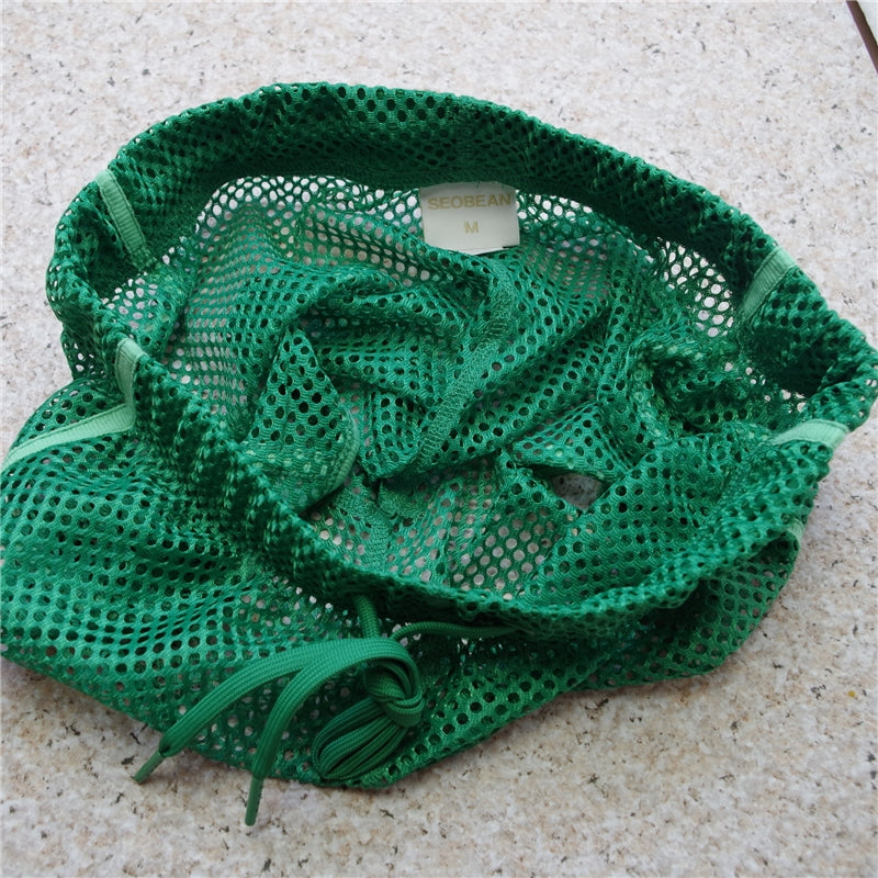 Solid Fishnet Quick Dry Men Short