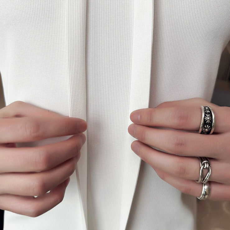 Stand Collar Short Sleeve Polo Shirt