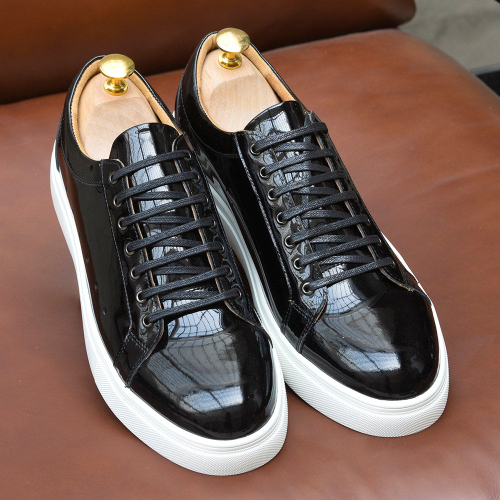 Elizabeth Leather Lace Up Sneakers
