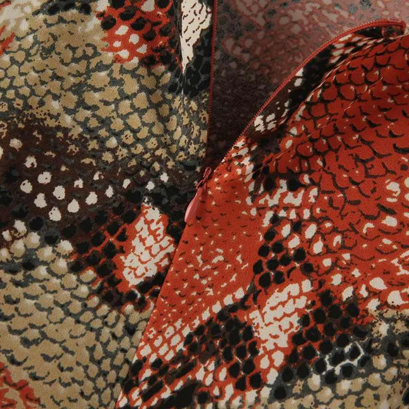 Animal Printing O-neck Sleeveless Bodysuit