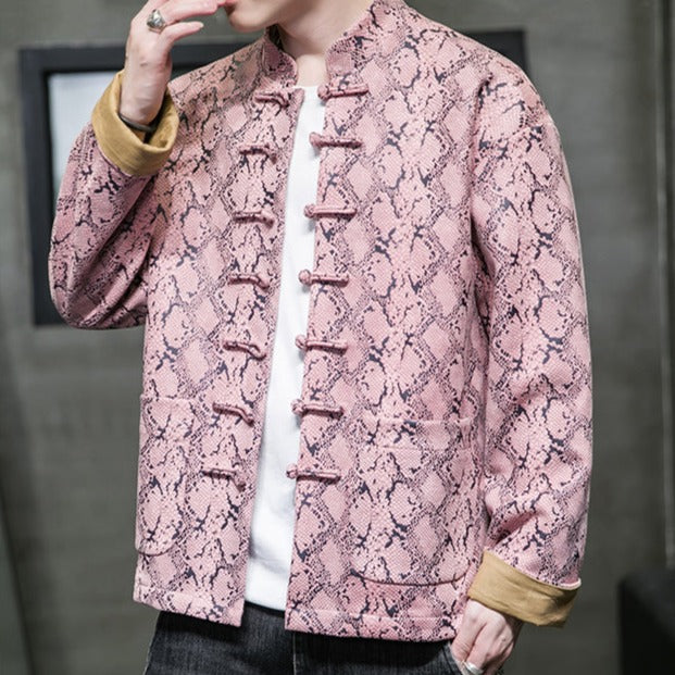 Snakeskin Pattern Cotton Outer