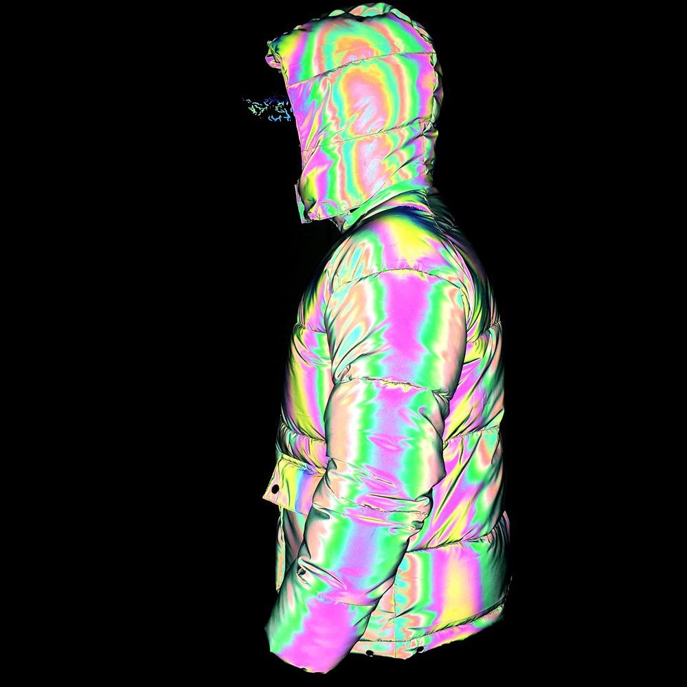 Reflective Glossy Hologram Stylish Hoodie
