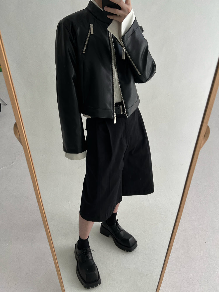 Onyx Collar Solid Jacket