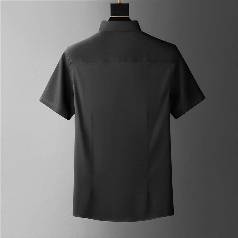 Strass Broderie Polyester Chemise Homme