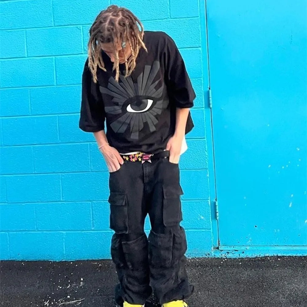 Streetwear Fashion Printed Oversized T-Shirt