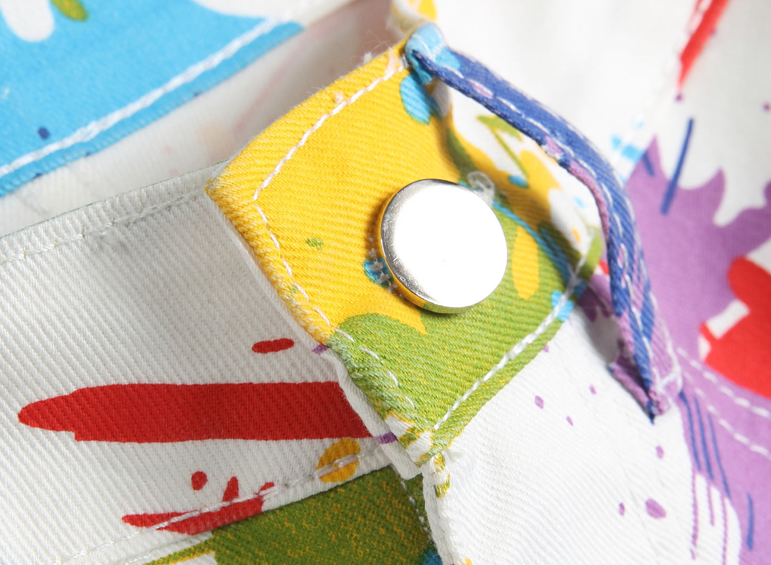 Colorful Abstract Painted Men Shorts