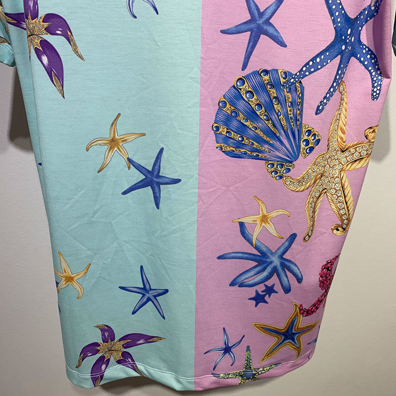 Ocean Universe Printed Men T-Shirt