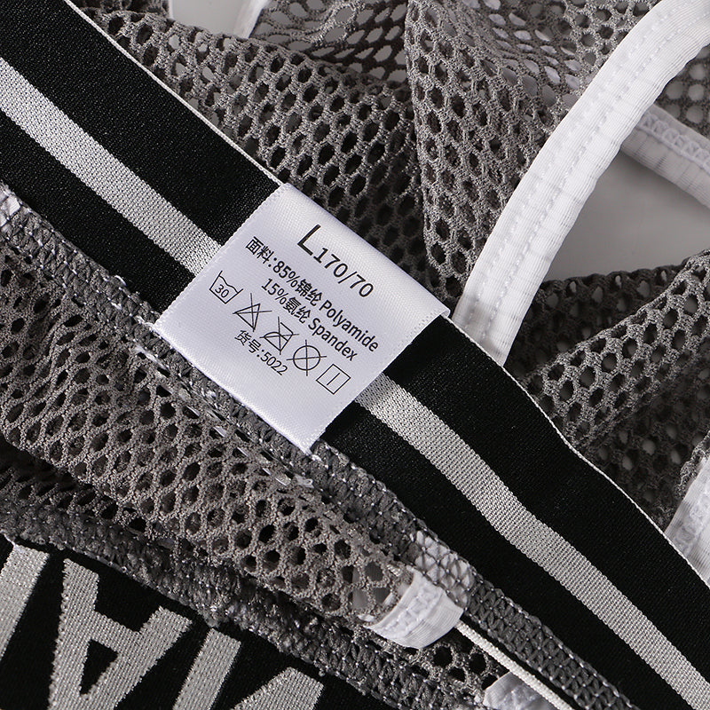 Sexy Transparent Hollow Out Boxer