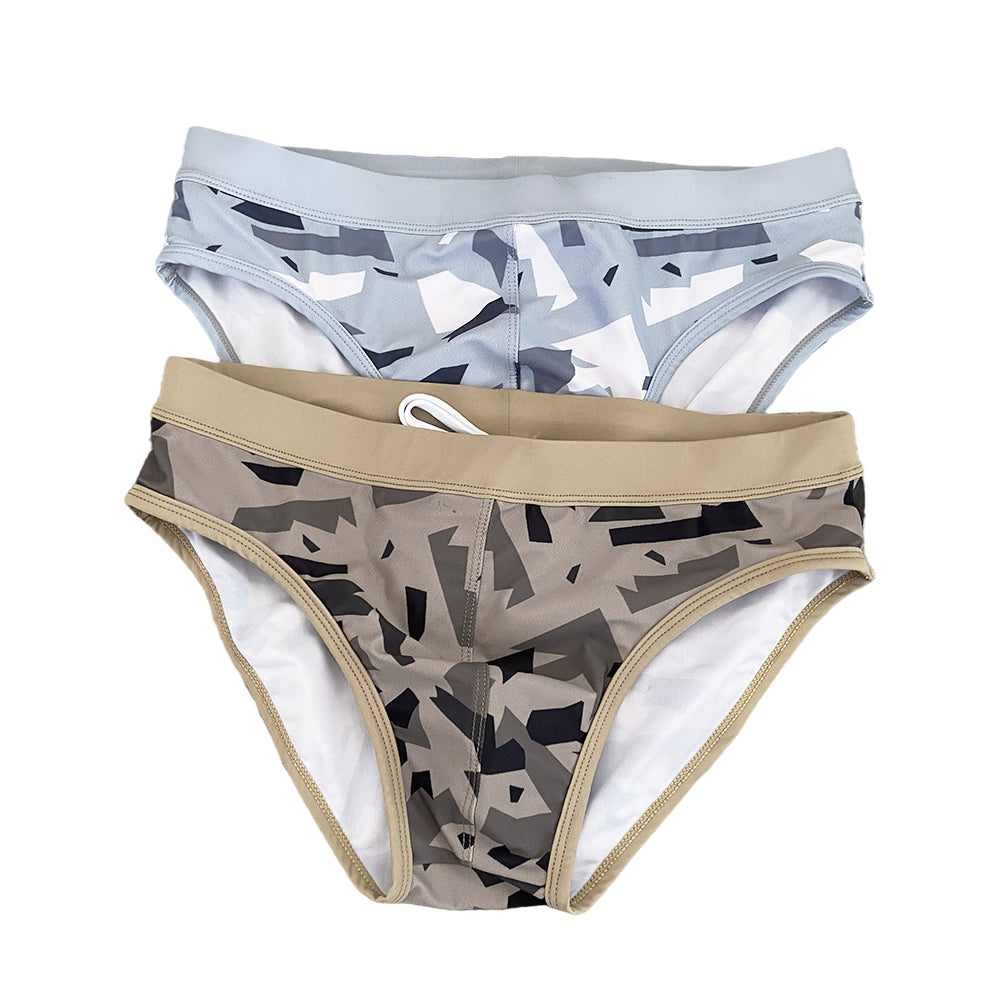 Geometric Quick Dry Men Brief