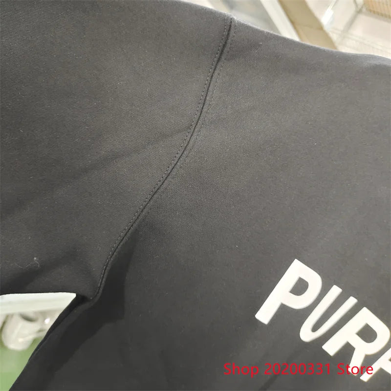 Cotton Letter Printed O-Neck Sweater