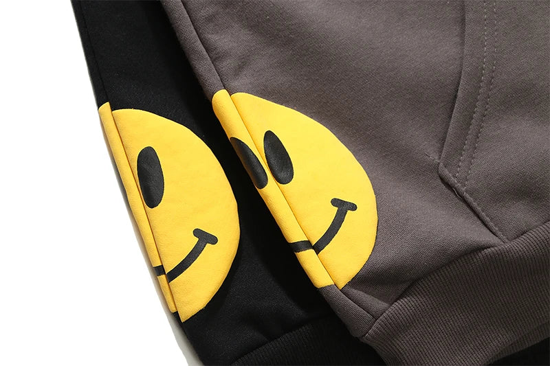 Harajuku Retro Letter Foam Hoodie