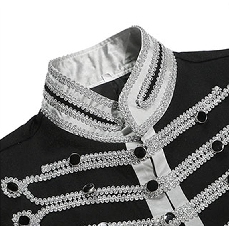 Casual Thread Slim Fit Single Breasted Drama Stage Costume Men Blazer