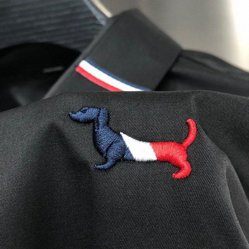 Puppy Embroidery Solid Shirt