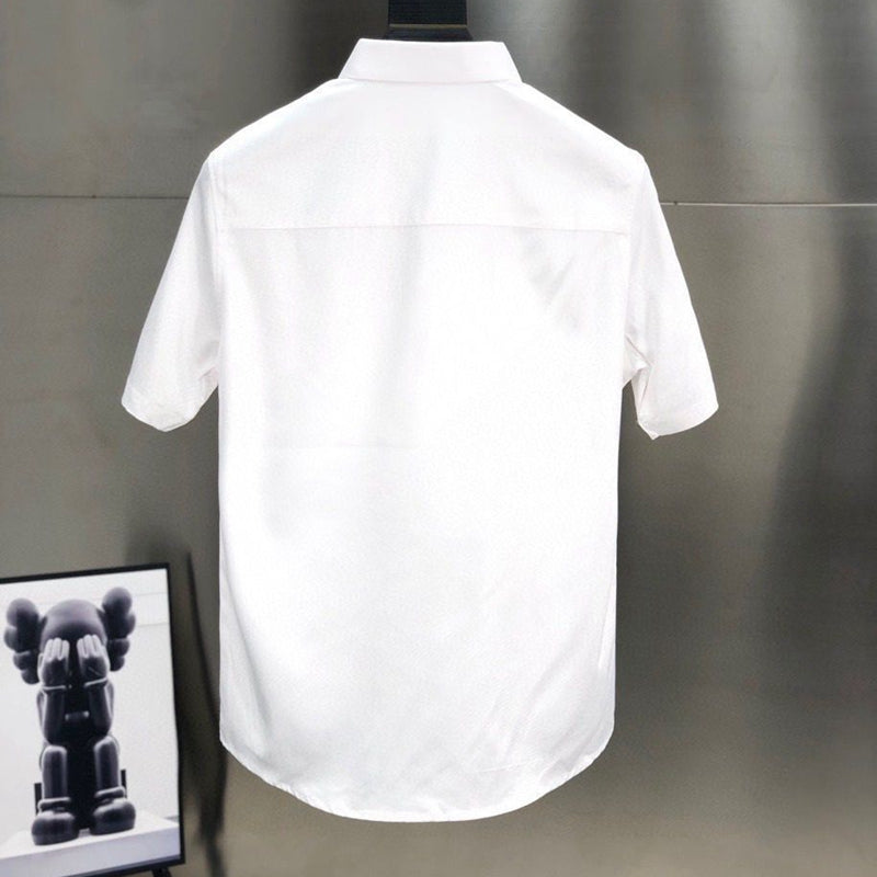 Puppy Embroidery Solid Shirt