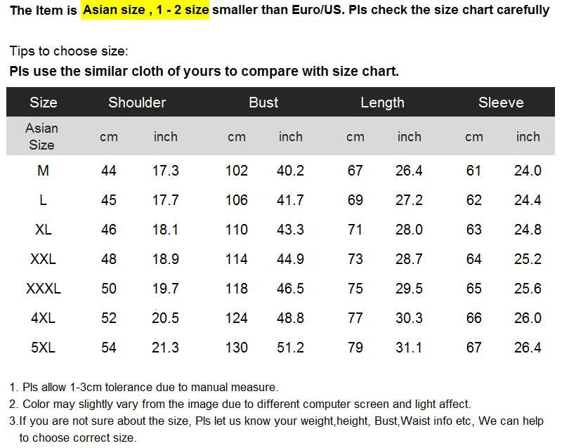 Veste pour hommes de style oriental à col montant solide et épais