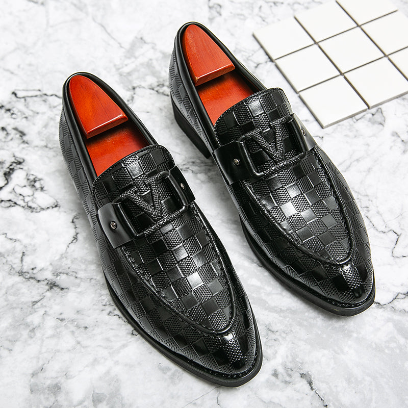 Chaussures mocassins à boucle en V Anyaman dégradées