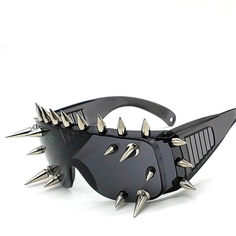 Punk Rivet Unisex Hombres y Mujeres Gafas de sol