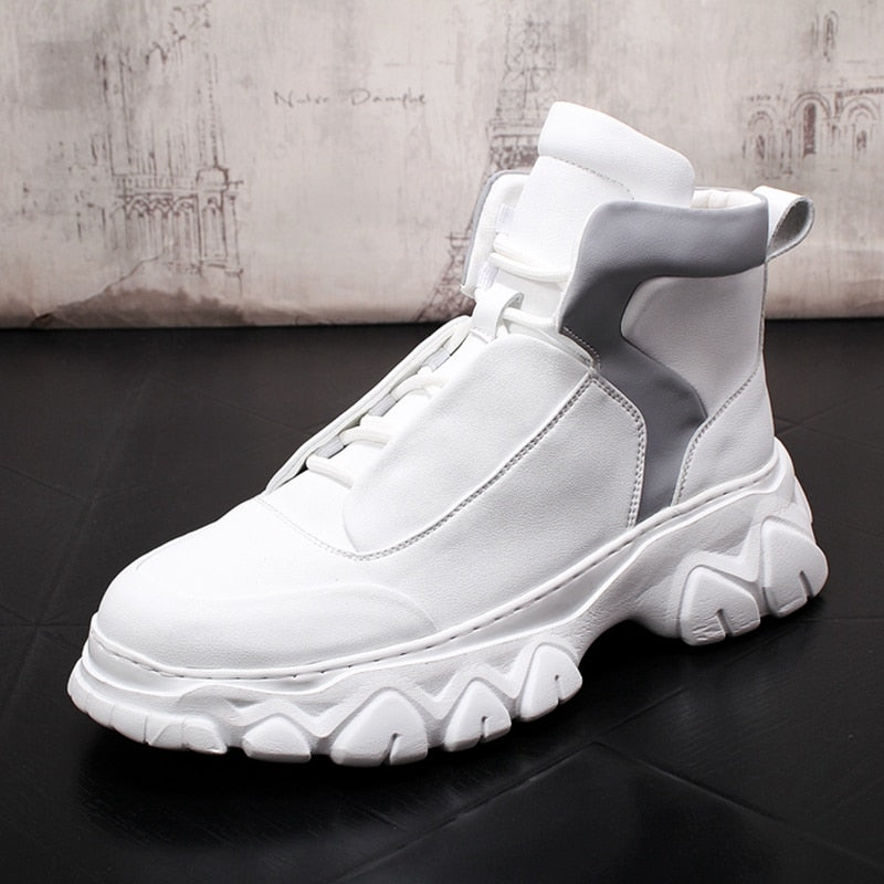 Sneaker de course décontracté en microfibre à la cheville