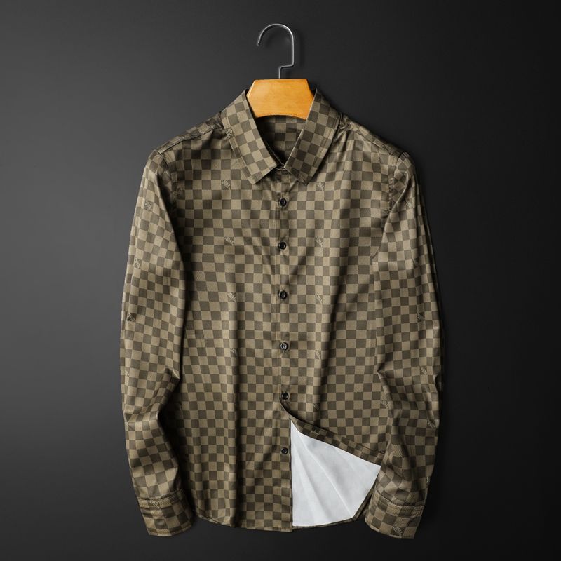 Chemises à manches longues à carreaux classiques