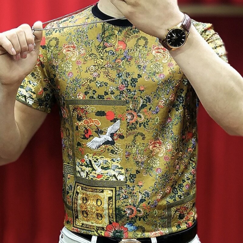 Ethnic Retro Printed T-Shirt