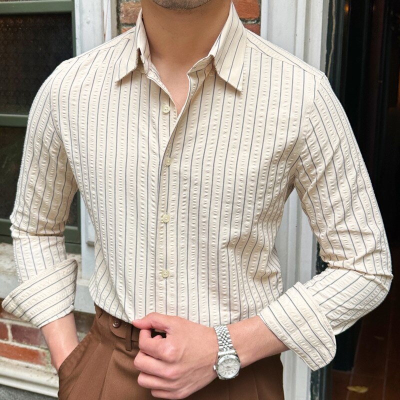 Vintage Stripe Long Sleeve Shirt