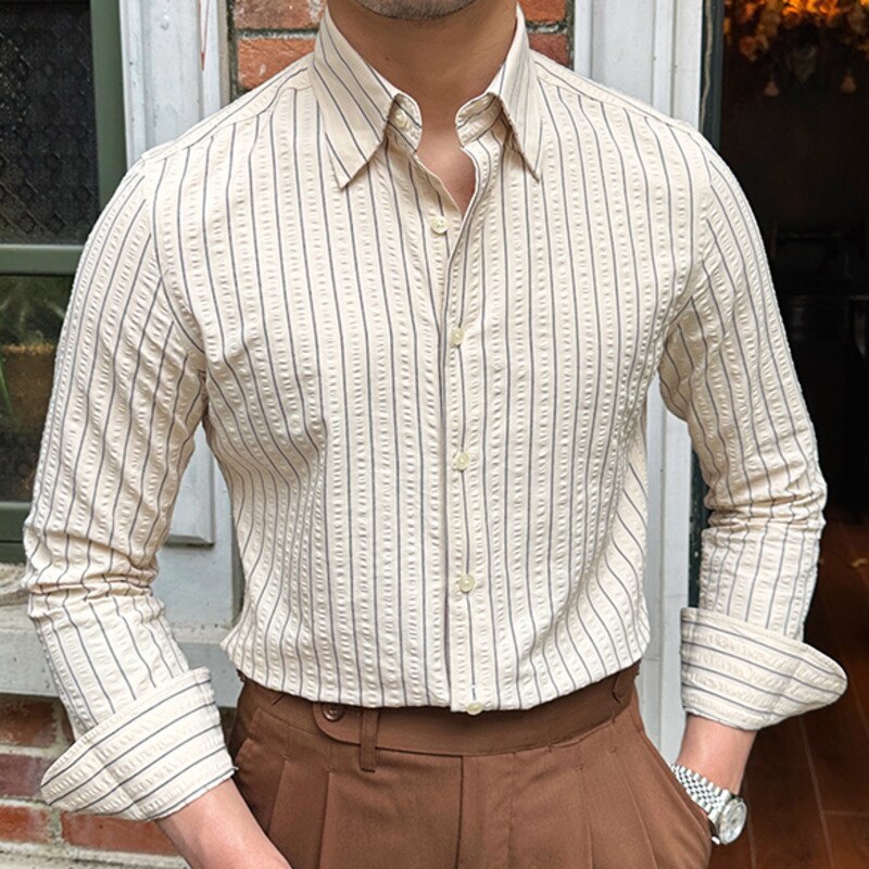 Vintage Stripe Long Sleeve Shirt