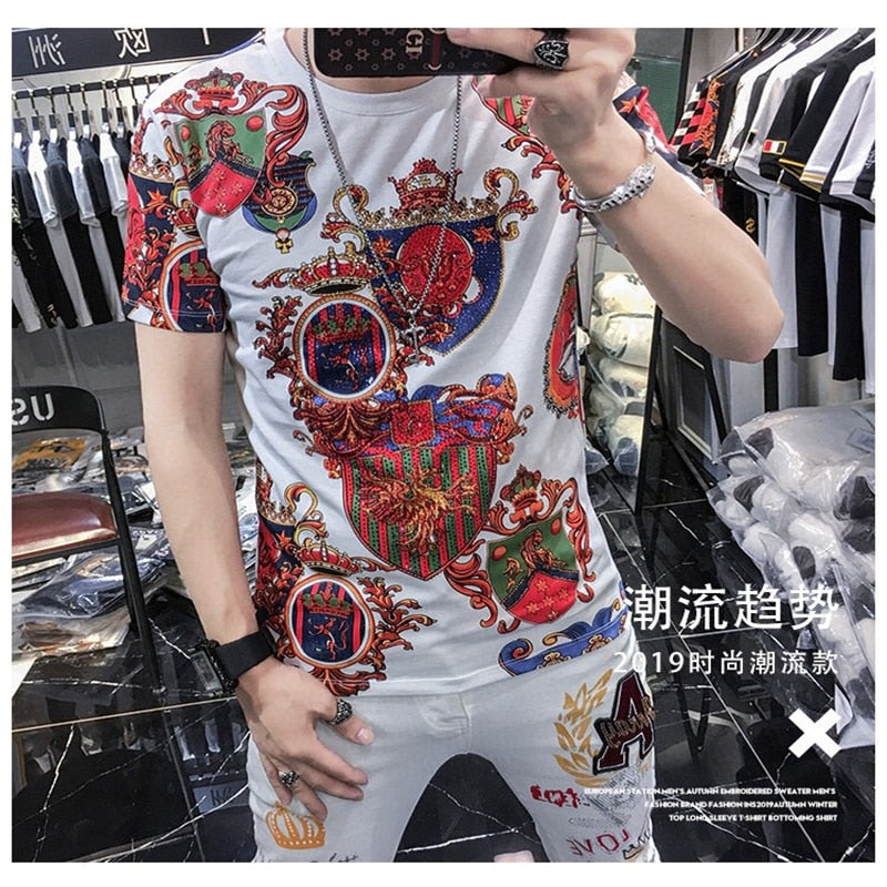 Medieval Printed Colorful Shirt