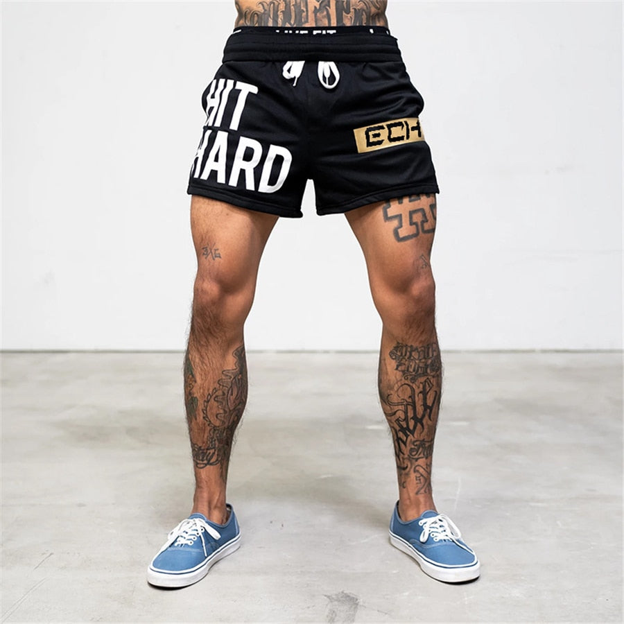 Hit Hard Fitness Short à cordon