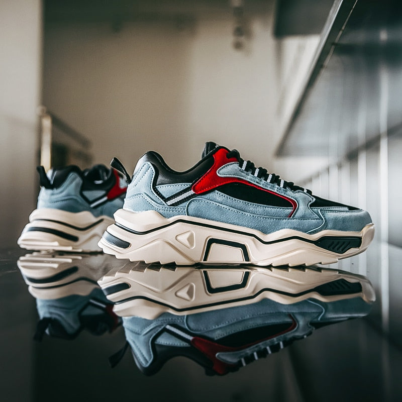 Sneaker décontracté à lacets au design classique pour hommes