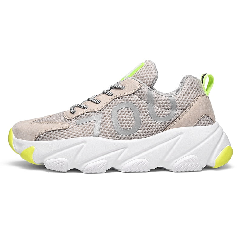 Sneaker confortable à lacets pour hommes décontractés et légers pour hommes