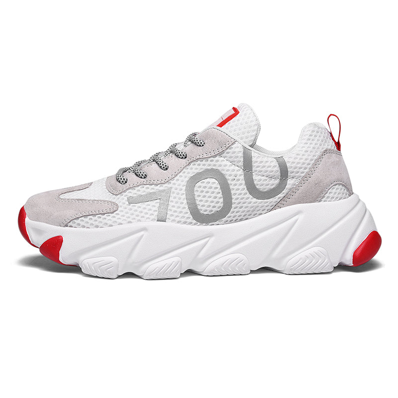 Sneaker confortable à lacets pour hommes décontractés et légers pour hommes