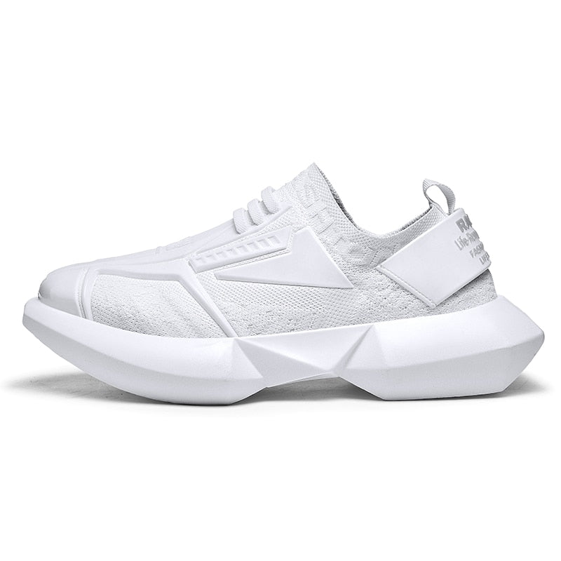 Sneaker léger et respirant Flyknit à lacets pour hommes en plein air