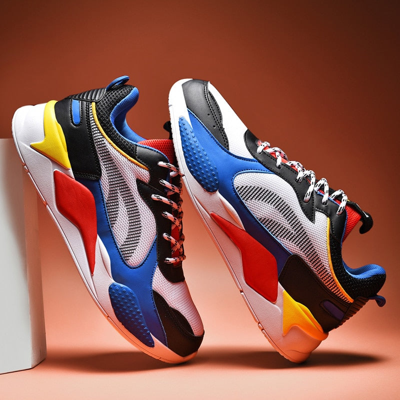 Baskets décontractées respirantes confortables classiques colorées pour hommes
