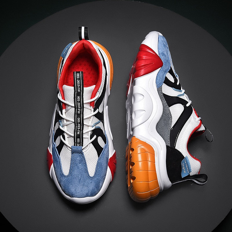 Sneaker pour hommes à la mode en maille légère et décontractée