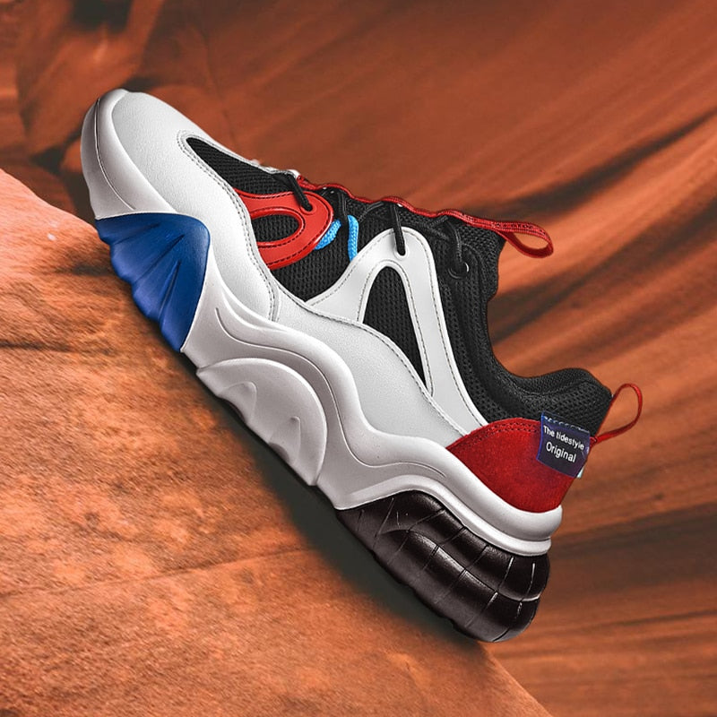 Sneaker pour hommes à la mode en maille légère et décontractée