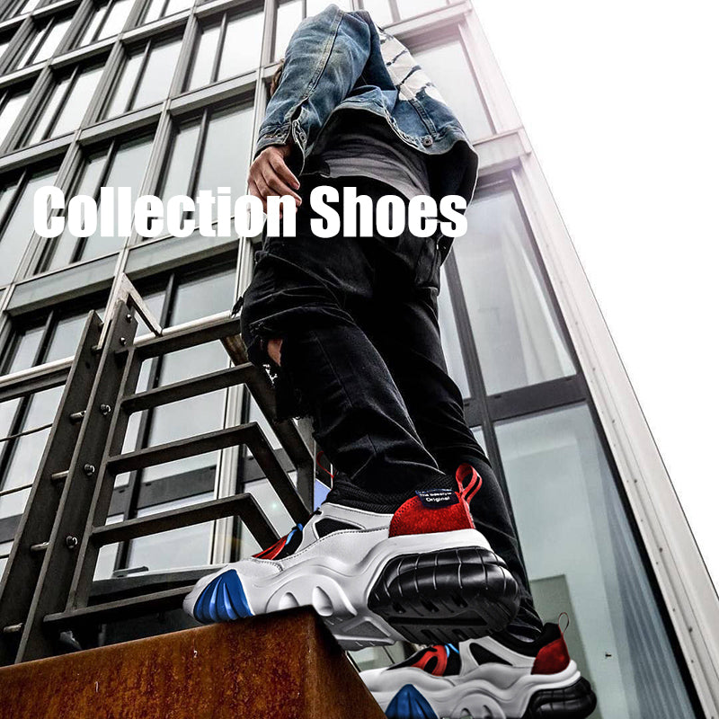 Zapatillas de deporte de moda para hombres de colores mezclados de malla ligera informal