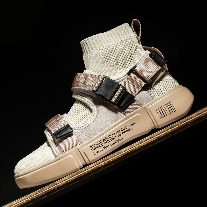 High Top Casual Chaussettes Boucle Respirant Bas Épais Style Hommes Sneaker