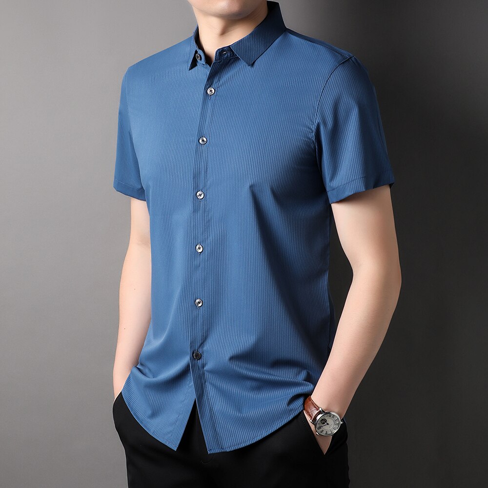 Casual Small-Thin Striped Slim Fit Shirt