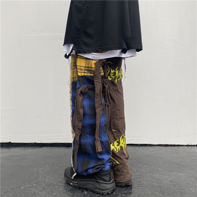 Hip Hop Harajuku Patchwork Fashion