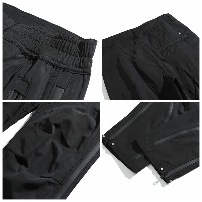 Streetwear Fashion Adjustable Zippers Cargo Pants