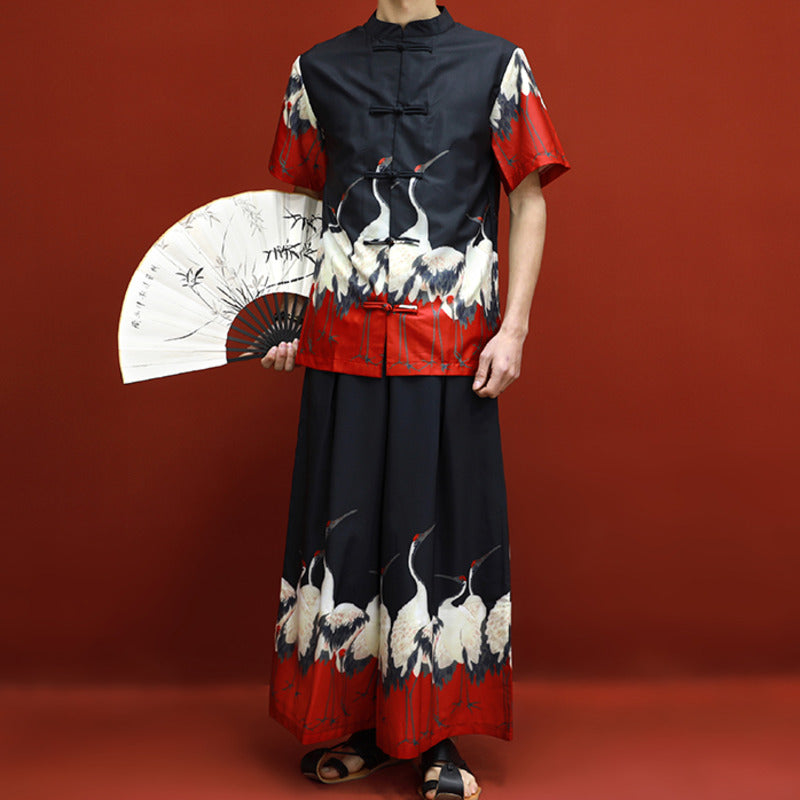 Shanghai Vintage Chinese Button Closure Embroidery Set