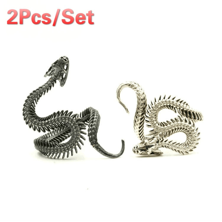 Detachable Snake Style Metal Rings